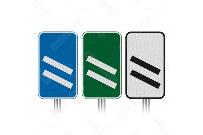 200 Yard Count Down Marker Sign Face Post Mounted 824 (Face Only)