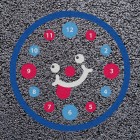 Smiley Face 12 Hour Clock Playground Marking