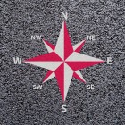 Diamond Compass Playground Marking