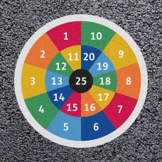 Coloured Target Game Playground Marking