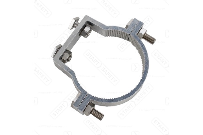76mm Aluminium Offset Clamps (Uniclamps) For Signage