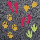 Animal Footprint Playground Markings (Pair)