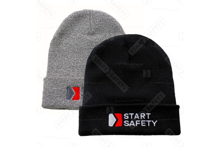 Start Safety Beanie Hat | Heather or Black