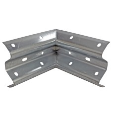 90° Rigid Internal Armco Barrier Corner Galvanised Steel