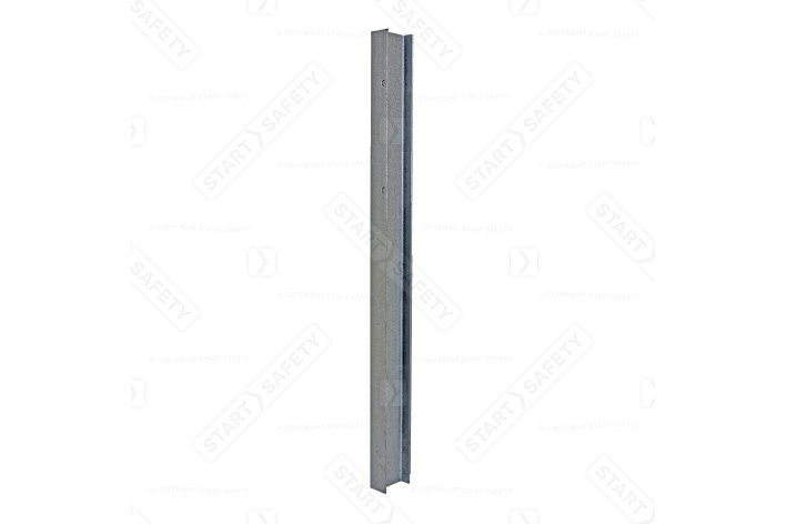 Cast In 1800mm Double Beam RSJ Armco Barrier Post Galvanised Steel P224