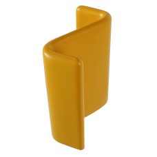 Yellow Plastic Z Section Armco Barrier Post Top Cap
