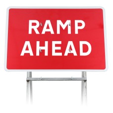 Ramp Ahead Quick Fit Sign Diagram 7010.1 |Quick Fit (face only) | 1050x750mm