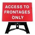 Access To Frontages Only Sign QuickFit EnduraSign | 1050x750mm