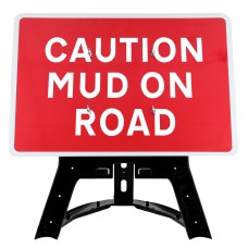 Caution Mud On Road Sign QuickFit EnduraSign | 1050x750mm