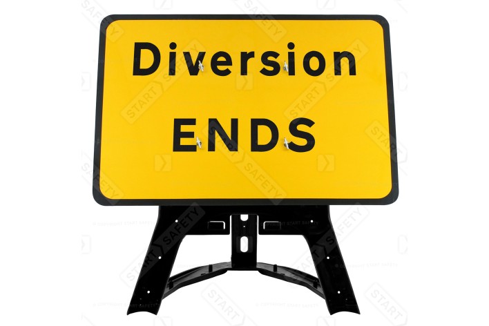 'Diversion ENDS' QuickFit EnduraSign 2702 Inc. Stand & Face