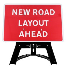 New Road Layout Ahead Sign QuickFit EnduraSign Dia 7014| 1050x750mm