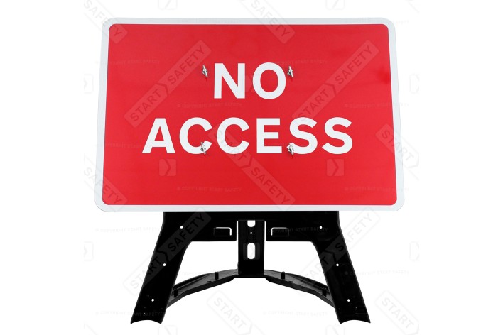 'No Access' QuickFit EnduraSign Inc Stand & Face