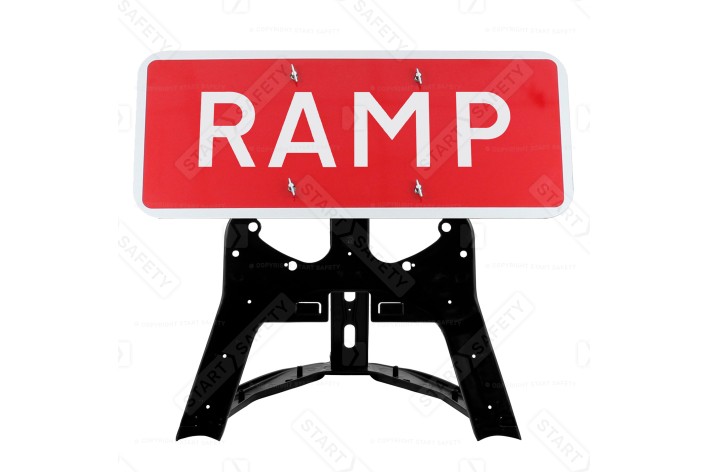 'Ramp' Left QuickFit EnduraSign 7013 Inc. Stand & Face