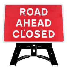 Road Ahead Closed Sign QuickFit EnduraSign Dia 7010.1 | 1050x750mm