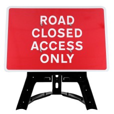 Road Closed Access Only Sign QuickFit EnduraSign | 1050x750mm