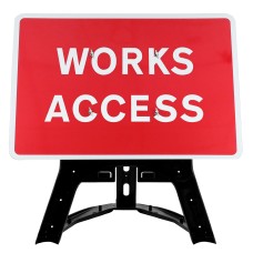 Works Access Sign QuickFit EnduraSign Dia 7301 | 1050x750mm
