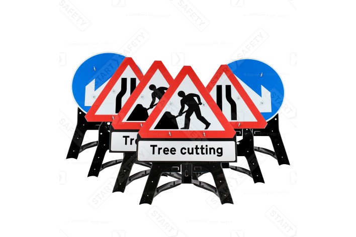 Tree Cutting Package QuickFit EnduraSign Inc. Stand & Face