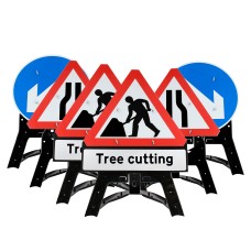 Tree Cutting Men At Work QuickFit EnduraSign Package | 750mm