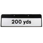 200 yds Sign QuickFit EnduraSign Drop Supplementary Plate Dia 572 | 870x275mm (face only)