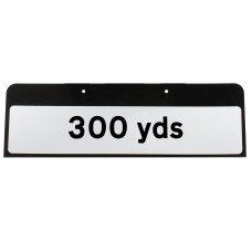 300 yds Sign QuickFit EnduraSign Drop Supplementary Plate Dia 572 | 870x275mm (face only)