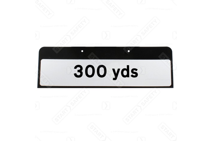 '300 yds' QuickFit EnduraSign Drop Sup Plate 572 870x275mm RA1