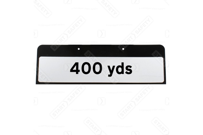 '400 yds' QuickFit EnduraSign Drop Sup Plate 572 870x275mm RA1