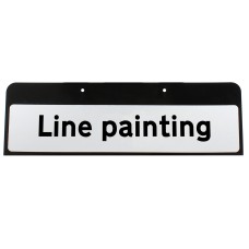 Line painting Sign QuickFit EnduraSign Drop Supplementary Plate Dia 7001.1 | 870x275mm