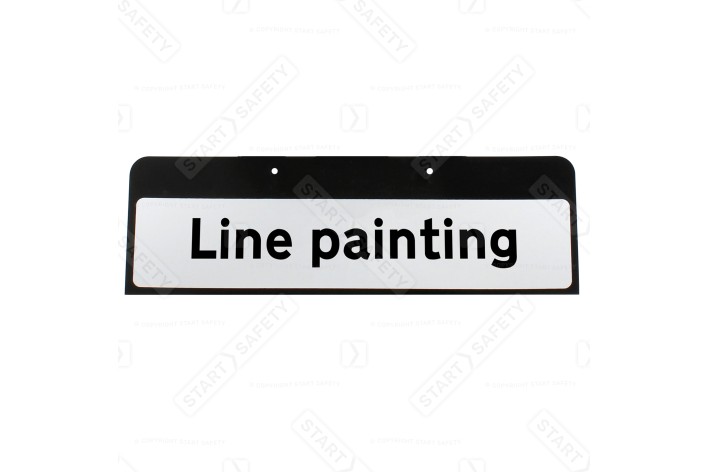 'Line painting' QuickFit EnduraSign Drop Sup Plate 645 870x275mm RA1