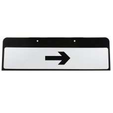 Arrow Right Sign QuickFit EnduraSign Drop Supplementary Plate Dia 573 | 870x275mm (face only)