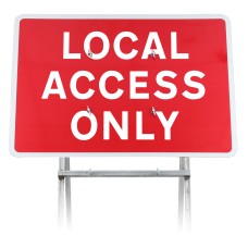 Local Access Only' | Quick Fit Sign Dia 7010.1 (face only) | 1050x750mm