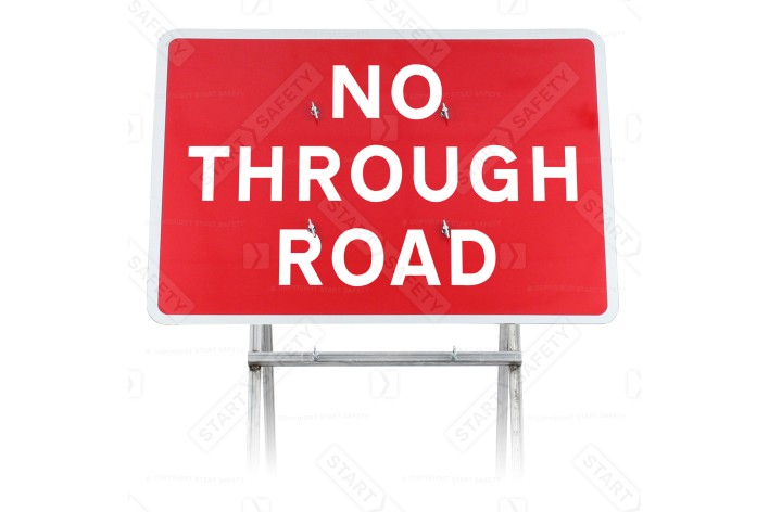 'No Through Road' Quick Fit Sign (Face Only)