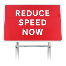 Reduce Speed Now ' Dia 511 | Quick Fit Sign (Face Only) | 1050x750mm