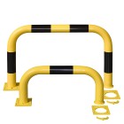Black Bull Removable Warehouse Hoop Barrier Powder Coated Yellow/Black