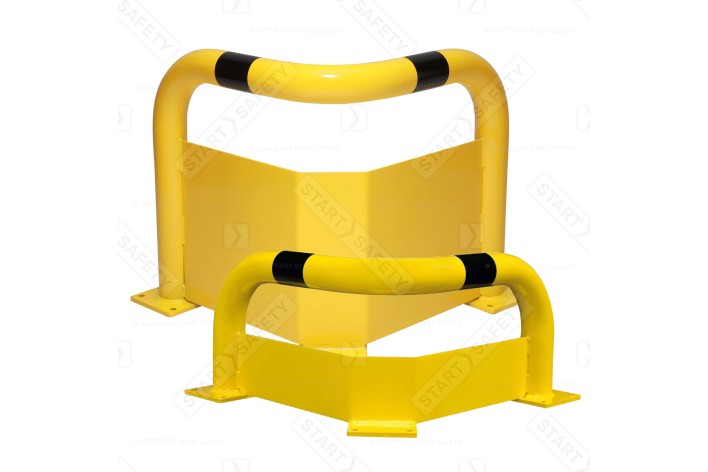 Black Bull Corner Guard Barrier With Under Run Protection