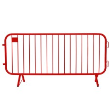ZND Smartweld 2.3m Crowd Control Barrier Fixed Leg Metal | Powder Coated Red
