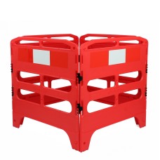 Utility Barrier For Manholes | Red 1000mm Gate
