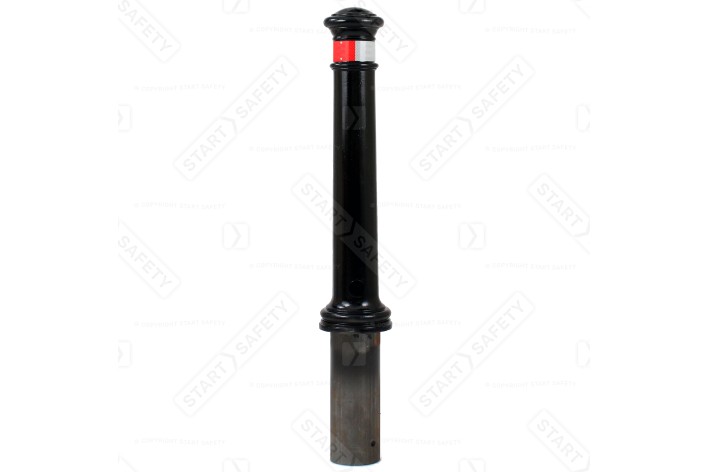 Heritage Bollards Produced From UltraThane Polyurethane | Anti-Ram Red/White Reflector