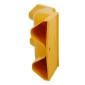 135° Internal Armco Barrier Corner | Yellow Plastic With Reflectors Embedded 