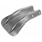 Armco Barrier Fishtail End Cap Galvanised Steel Finish