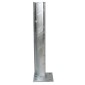 Bolt Down 760mm Z-Section Armco Barrier Post Galvanised Steel