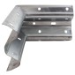 90° Rigid Internal Armco Corner, 90 Degree Galvanised Steel Mitred Design