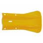 Armco Barrier Yellow Fishtail End Cap Powder Coated Galvanised Steel