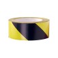 Striped Barrier Tape - Non-Adhesive - 500 Metre Roll - Yellow/Black