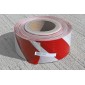 Striped Barrier Tape - Non-Adhesive - 500 Metre Roll - Red/White