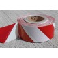 Striped Barrier Tape - Non-Adhesive - 500 Metre Roll - Red/White