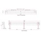3.2m Armco Barrier Beam High Quality 3mm Galvanised Steel