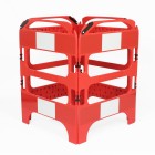 20 x Red 4-gate Safegate Barrier Full Pallet Package