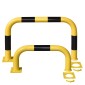 Black Bull Removable Hoop Barrier Powder Coated Yellow/ Black