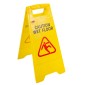 JSP Caution Wet Floor Sign - A-Frame | Slippery Surface Cone