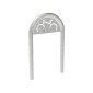60mm Cycle Motif Trombone Stand Cast In - Galvanised 